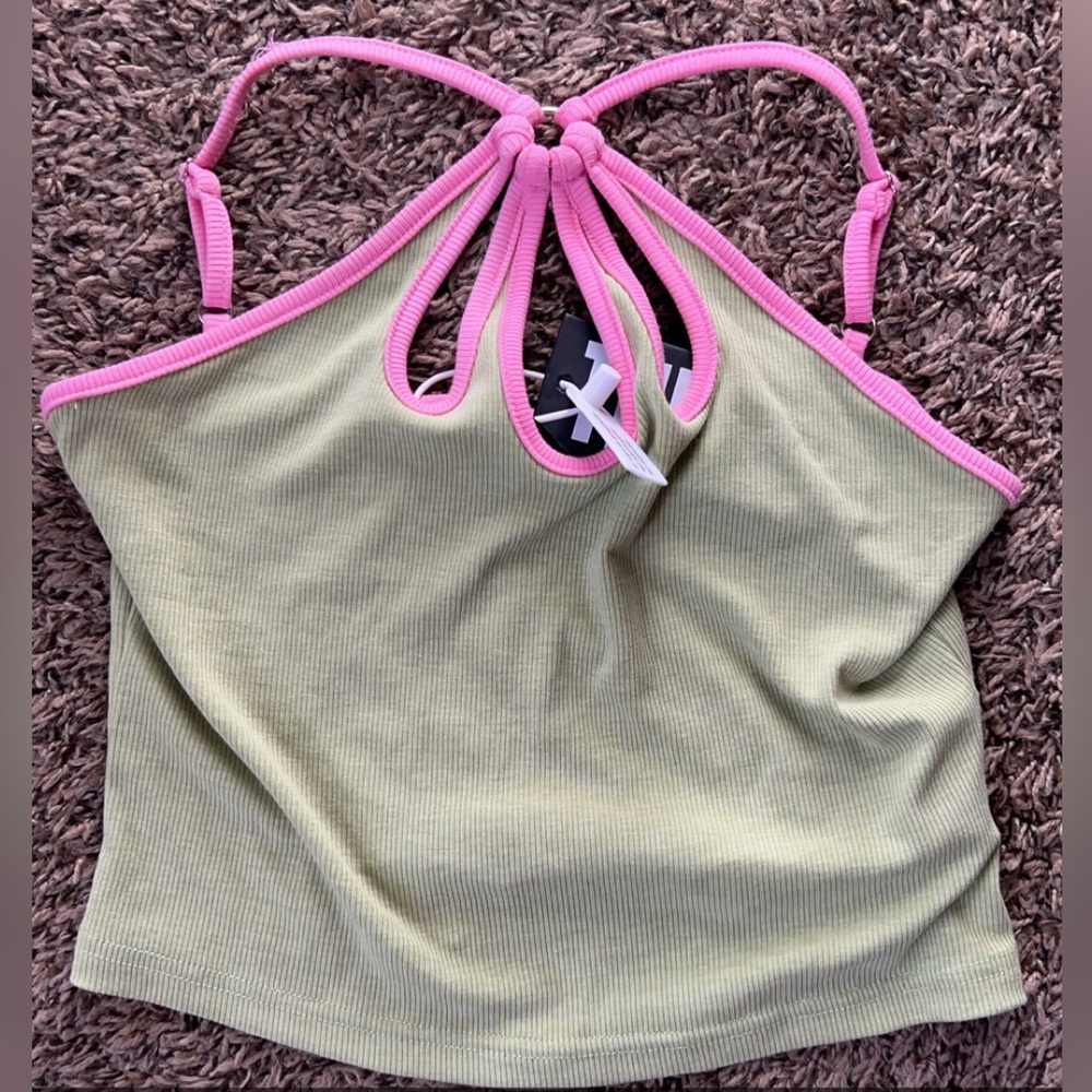 The Kript Green Crop Halter Tank